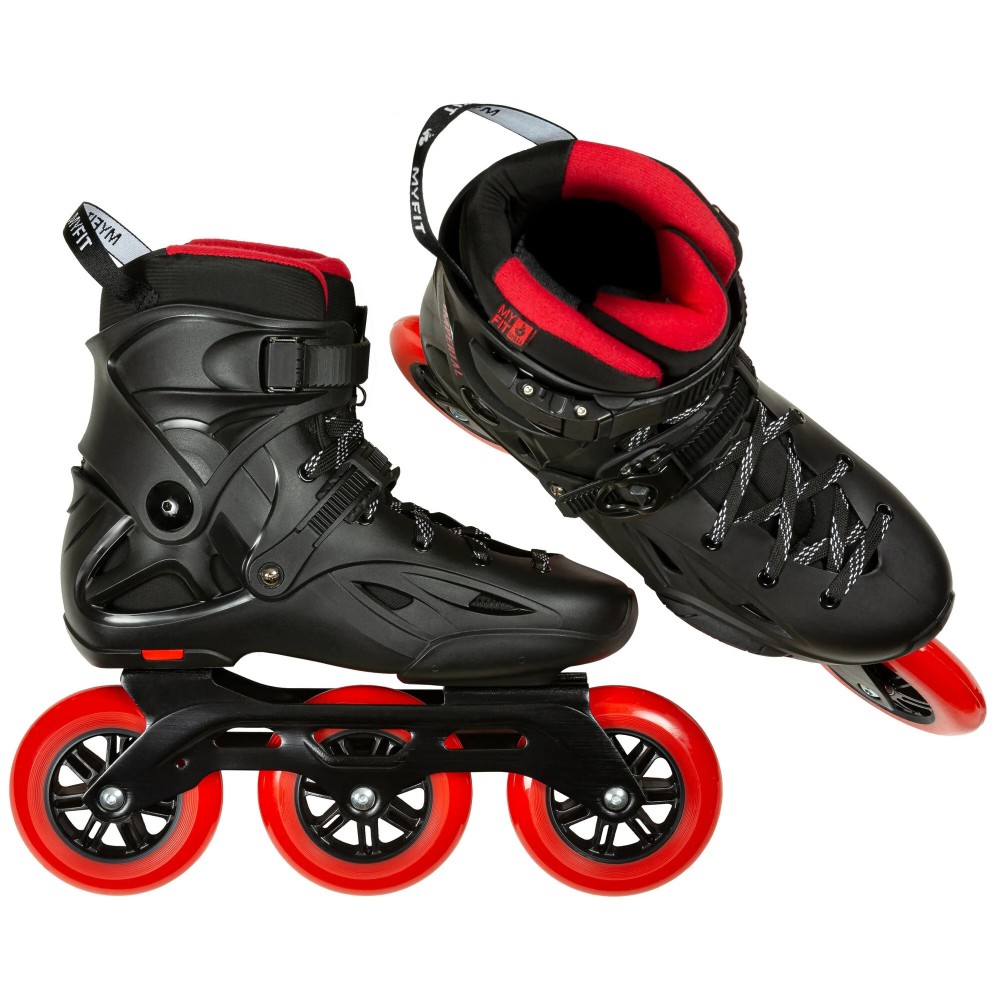 POWERSLIDE Imperial Black Red 110 Inline Skates - Μαύρο/Κόκκινο