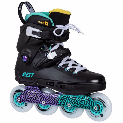 POWERSLIDE next multicolor 80 πατίνια - Μαύρο