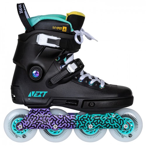 POWERSLIDE next multicolor 80 πατίνια - Μαύρο