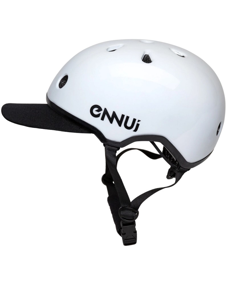 ENNUI elite white κράνος με αφαιρούμενο peak (54-59εκ.)