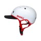 ENNUI Elite White Red Shiny Κράνος με αφαιρούμενο peak (54-59cm)
