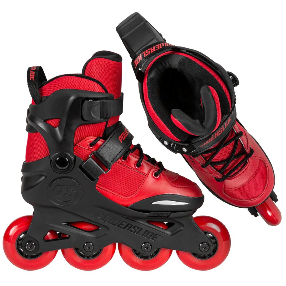 POWERSLIDE Rocket Red adj. Πατίνια - Μαύρο/Κόκκινο