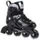 POWERSLIDE Khaan Junior NXT Black Πατίνια Αυξομειούμενα - Μαύρο/Ασημί