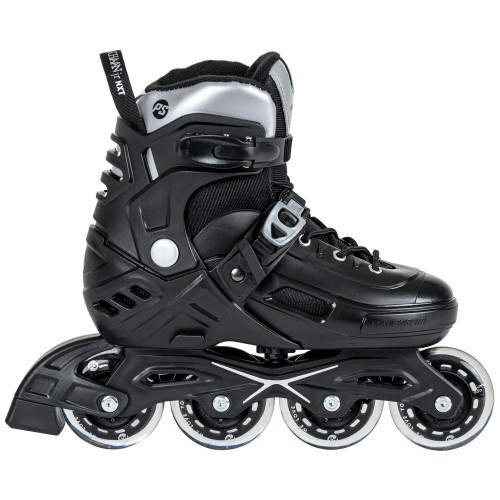 POWERSLIDE Khaan Junior NXT Black Πατίνια Αυξομειούμενα - Μαύρο/Ασημί