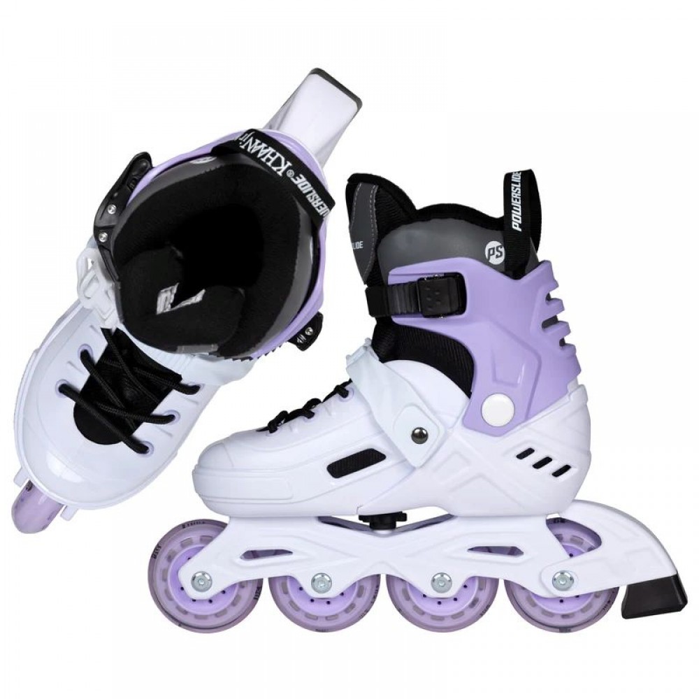 POWERSLIDE Khaan Junior NXT αυξομειούμενα πατίνια - Λευκό