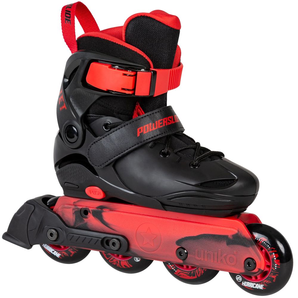 POWERSLIDE Jet Black adj. Πατίνια Αυξομειούμενα - Μαύρο