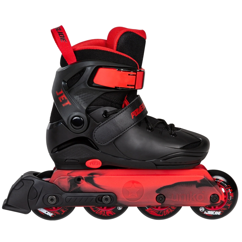 POWERSLIDE Jet Black adj. Πατίνια Αυξομειούμενα - Μαύρο