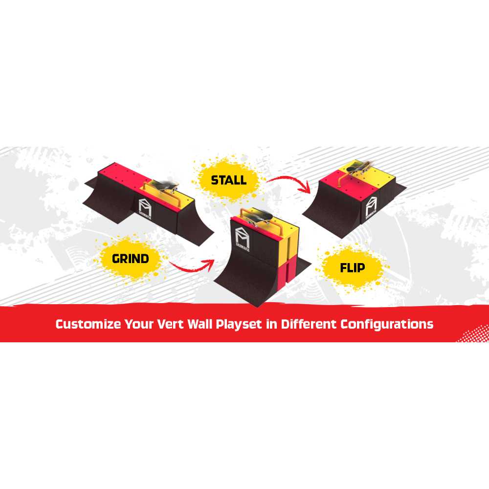Tech Deck  X-Connect  Park Creator - 1 Μινιατούρα Τροχοσανίδα και 1 Ράμπα