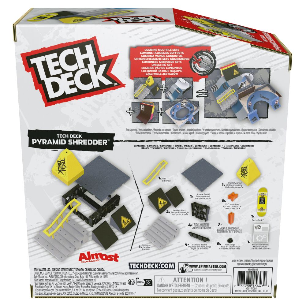Tech Deck  X-Connect  Park Creator - 1 Μινιατούρα Τροχοσανίδα και 1 Ράμπα