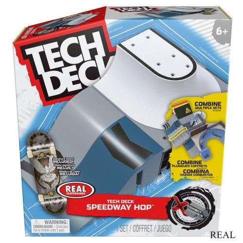 Tech Deck  X-Connect  Park Creator - 1 Μινιατούρα Τροχοσανίδα και 1 Ράμπα