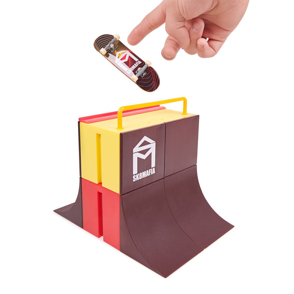 Tech Deck  X-Connect  Park Creator - 1 Μινιατούρα Τροχοσανίδα και 1 Ράμπα