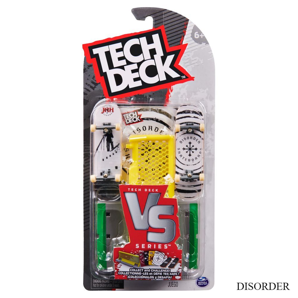 Tech Deck (VS) Versus Series Sk8shop, 2 Μινιατούρες Τροχοσανίδες - 1 Εμπόδιο/Ράμπα