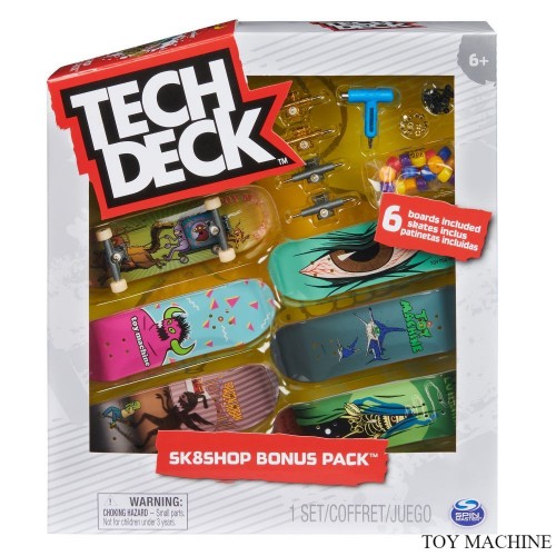 Tech Deck Sk8 Shop Bonus Pack (περιλαμβάνει 6 σανιδάκια)