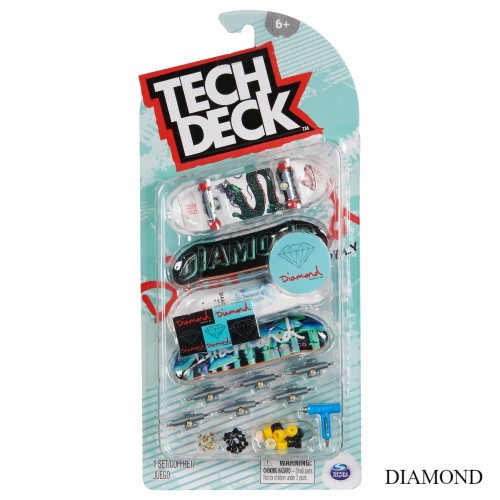 Tech Deck Fingerboard - Σανιδάκι δαχτύλου 4 τεμαχίων