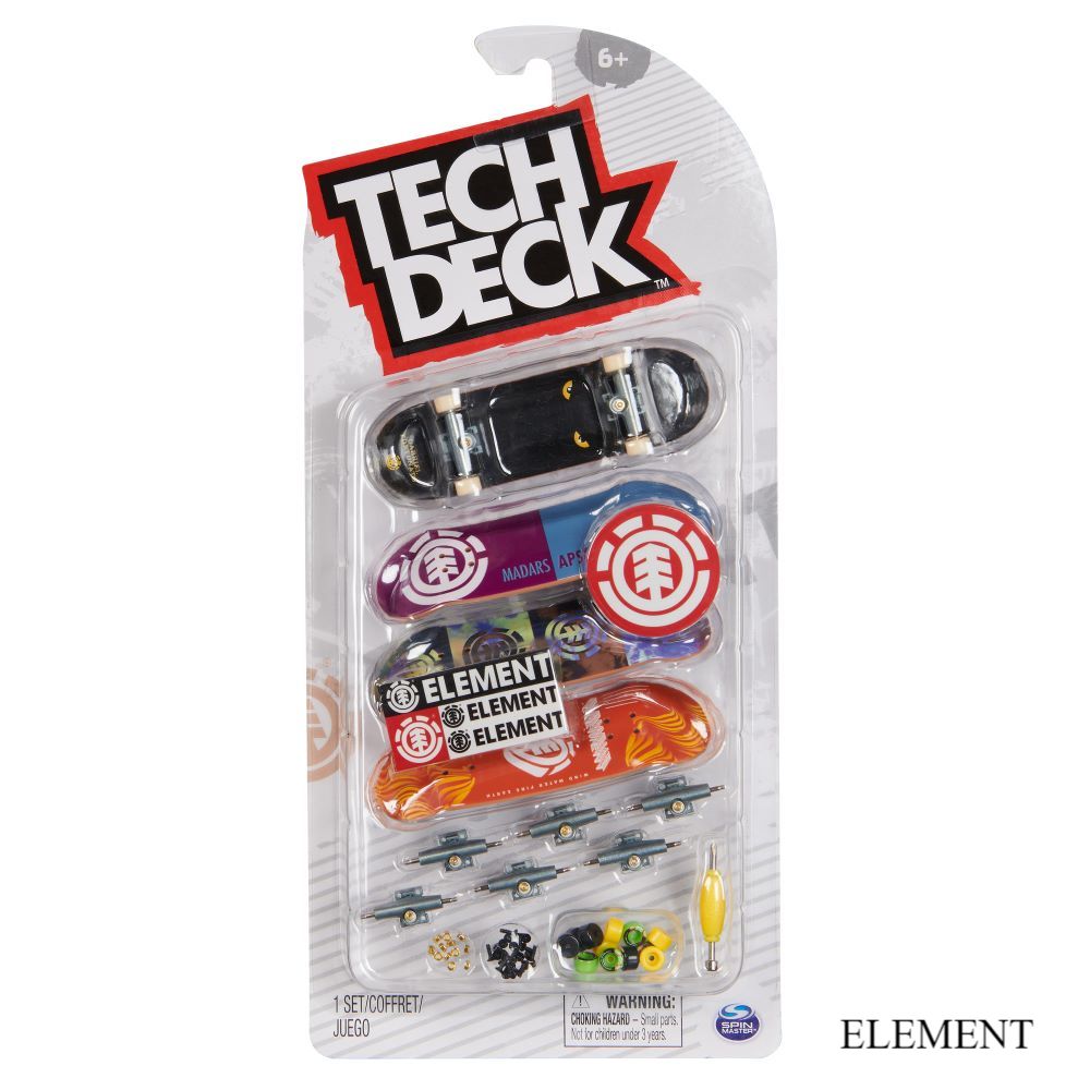 Tech Deck Fingerboard - Σανιδάκι δαχτύλου 4 τεμαχίων