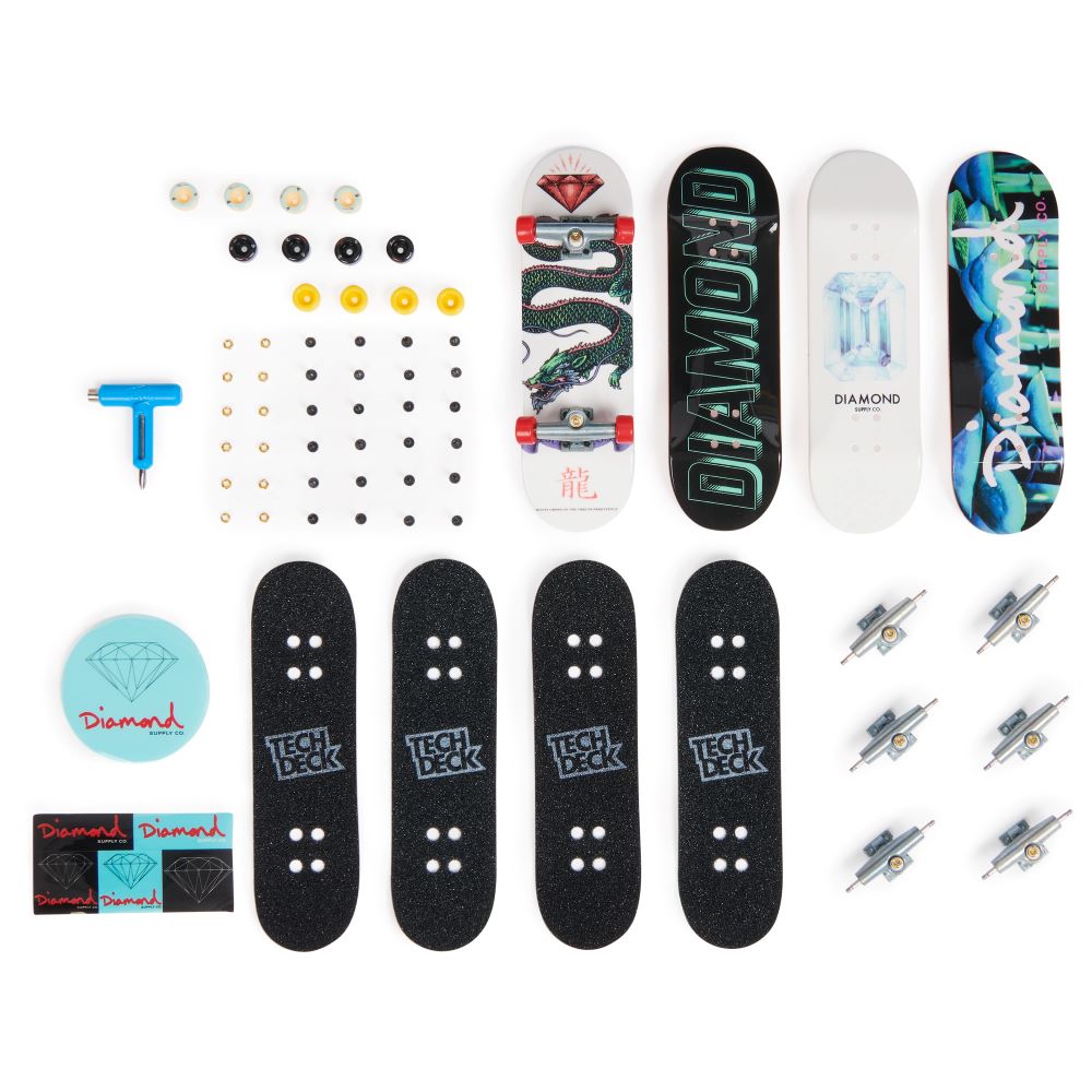 Tech Deck Fingerboard - Σανιδάκι δαχτύλου 4 τεμαχίων
