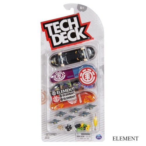 Tech Deck Fingerboard - Σανιδάκι δαχτύλου 4 τεμαχίων