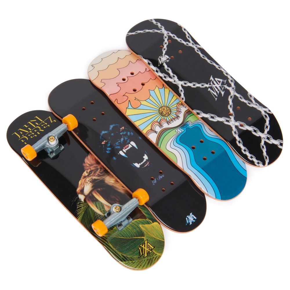 Tech Deck Fingerboard - Σανιδάκι δαχτύλου 4 τεμαχίων
