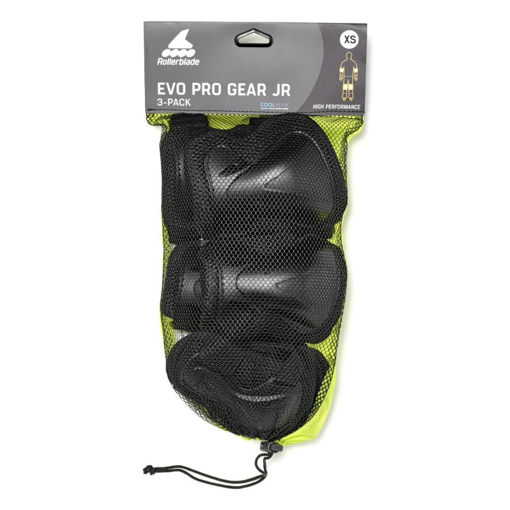 ROLLERBLADE Evo Pro Gear Junior 3 Pack Προστατευτικά - Μαύρο