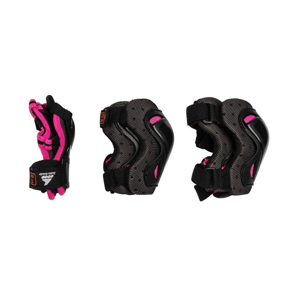 ROLLERBLADE Παιδικά Προστατευτικά Junior 3pack για κορίτσι - Μαύρο/Ροζ