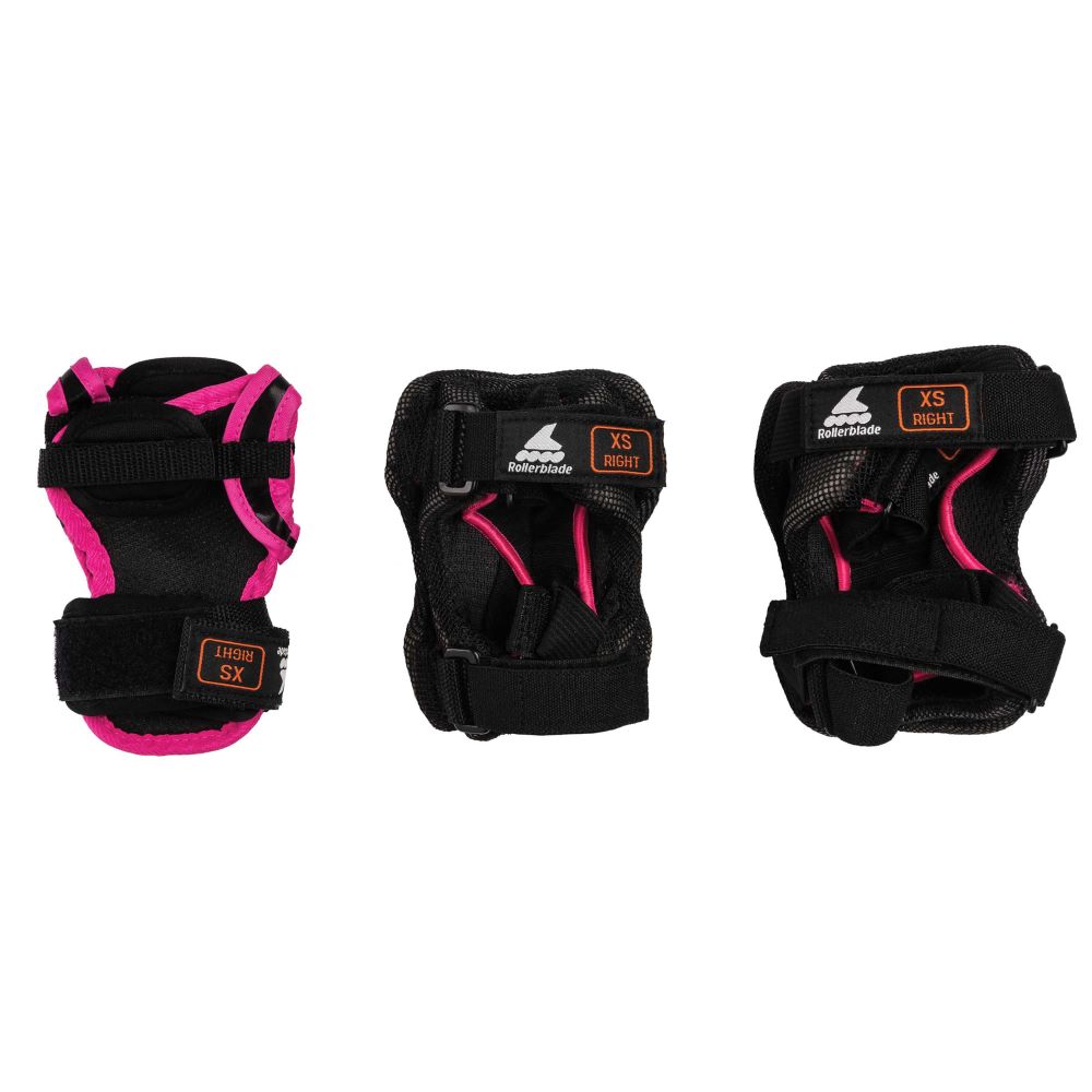 ROLLERBLADE Παιδικά Προστατευτικά Junior 3pack για κορίτσι - Μαύρο/Ροζ