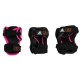 ROLLERBLADE Παιδικά Προστατευτικά Junior 3pack για κορίτσι - Μαύρο/Ροζ