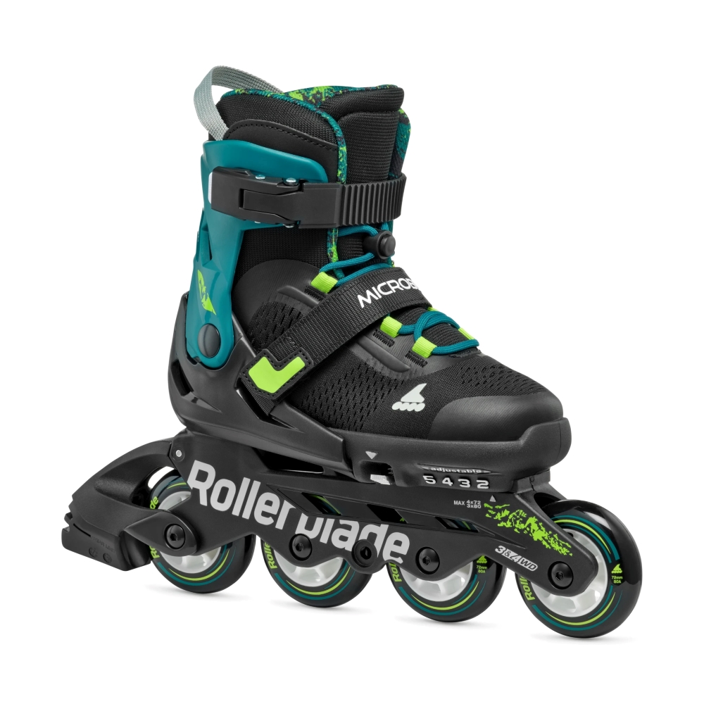 ROLLERBLADE Microblade XT Πατίνια - Μαύρο/Πετρόλ Πράσινο