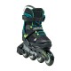 ROLLERBLADE Microblade XT Πατίνια - Μαύρο/Πετρόλ Πράσινο