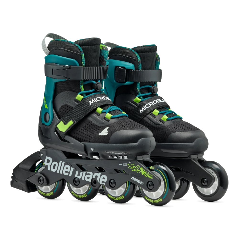 ROLLERBLADE Microblade XT Πατίνια - Μαύρο/Πετρόλ Πράσινο