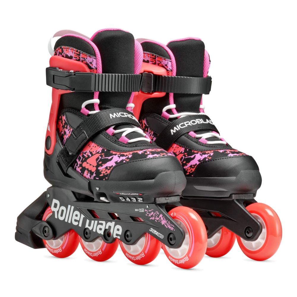 ROLLERBLADE Microblade SL Πατίνια - Μαύρο/Κοραλί