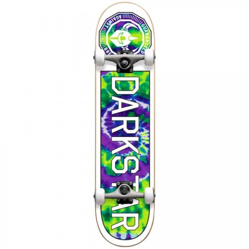 DARKSTAR Timeworks FP Complete Skateoard 8.25' - Green/Tie Dye