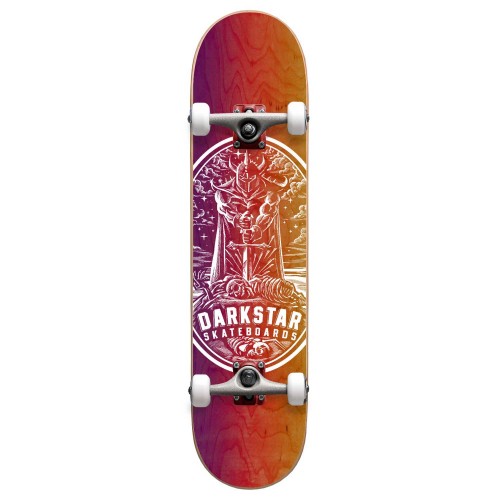 DARKSTAR Warrior Yth FP Premium Complete Skateboard 7.375' - Multi