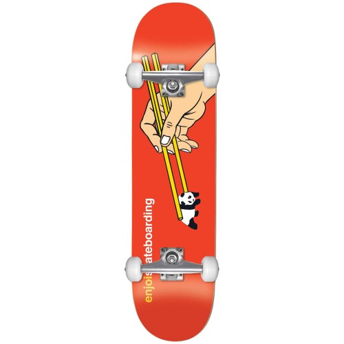ENJOI Chop Sticks Yth FP Complete Skateboard 7.375' - Κόκκινο