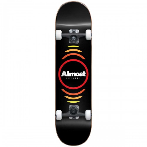 ALMOST Reflex Yth FP Soft Wheels Complete Skateboard 7' - Μαύρο
