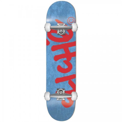CLICHE Handwritten FP Complete Skateboard 7.375' - Μπλε/Κόκκινο