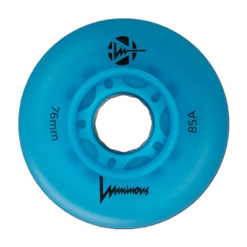 Luminous 76χιλ./85A Ροδάκια Led - Blue Ocean Glow (4αδα)