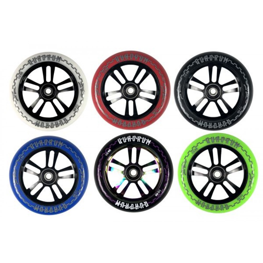 AO SCOOTERS Ρόδα Quadrum V3 5-hole - Πράσινο