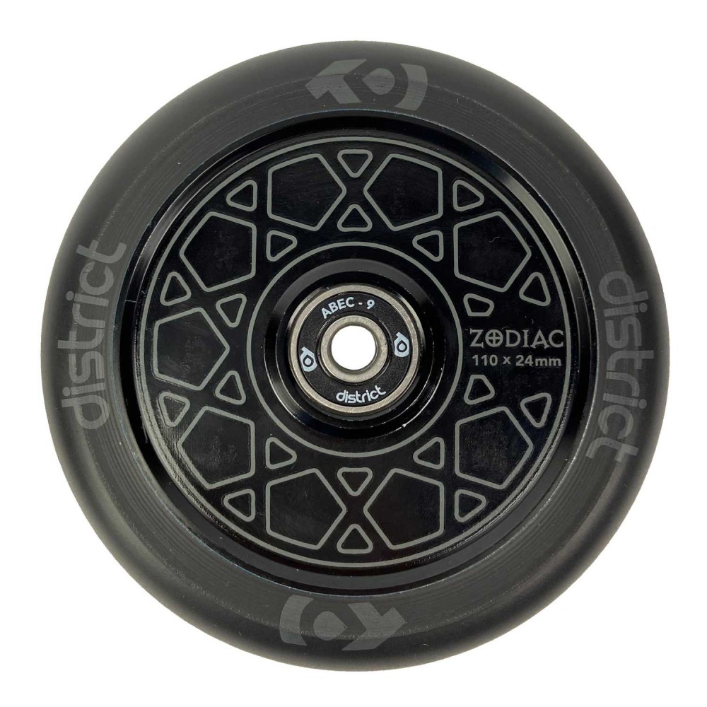 Ροδάκι District Zodiac 110χιλ., Black