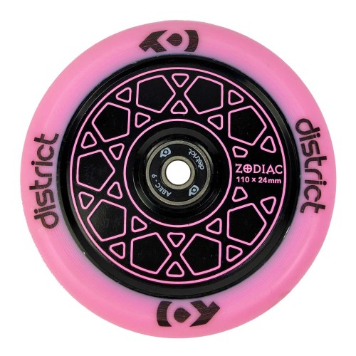 Ροδάκι District Zodiac 110χιλ., Pink/Black