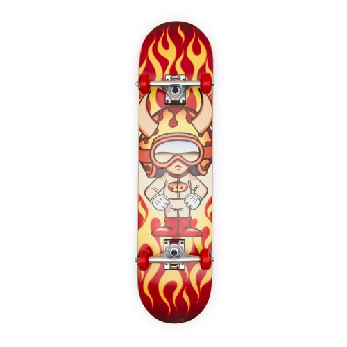 SPEED DEMONS hot shot soft top complete skateboard 6.75''