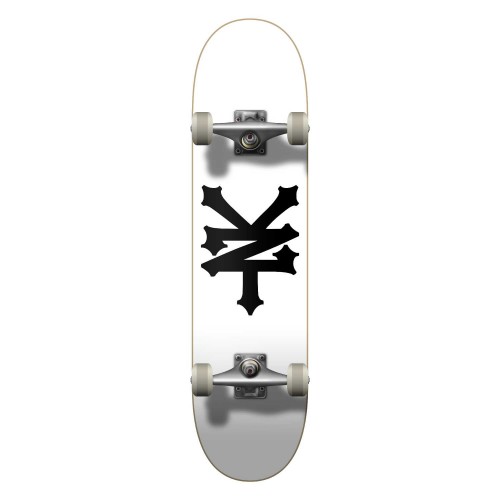 ZOO YORK OG 95 Crackerjack Complete Skateboard 7.75' - Λευκό/Μαύρο