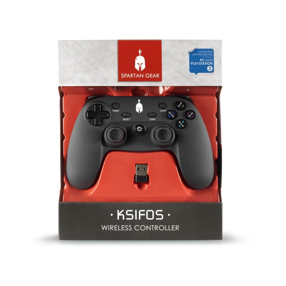 Spartan Gear - Ksifos Wireless Controller (Compatible with PC and Playstation 3)