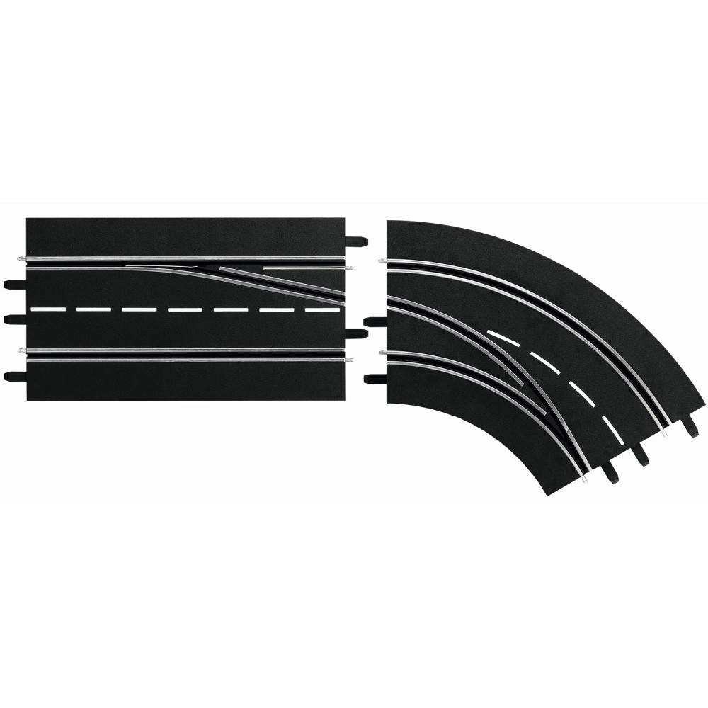 Carrera Slot Accessories - Digital 124/132 - Lane change curve right, Out to In (20030365)