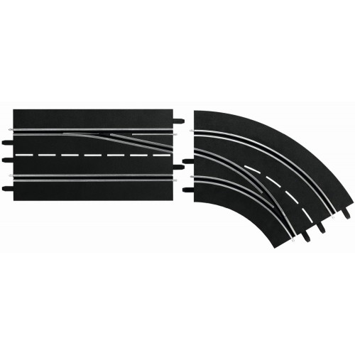 Carrera Slot Accessories - Digital 124/132 - Lane change curve right, Out to In (20030365)