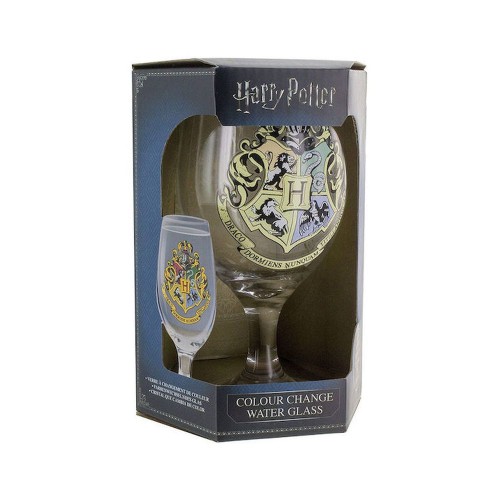 Paladone: Harry Potter - Hogwarts Colour Change Water Glass V2 (350ml) (PP4259HPV2)