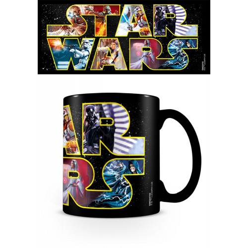 Pyramid Star Wars - Logo Characters Heat Change Mug (SCMG24755)