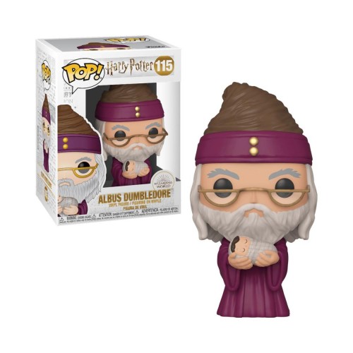 Funko Pop! Wizarding World: Harry Potter - Albus Dumbledore With Baby Harry #115 Vinyl Figure