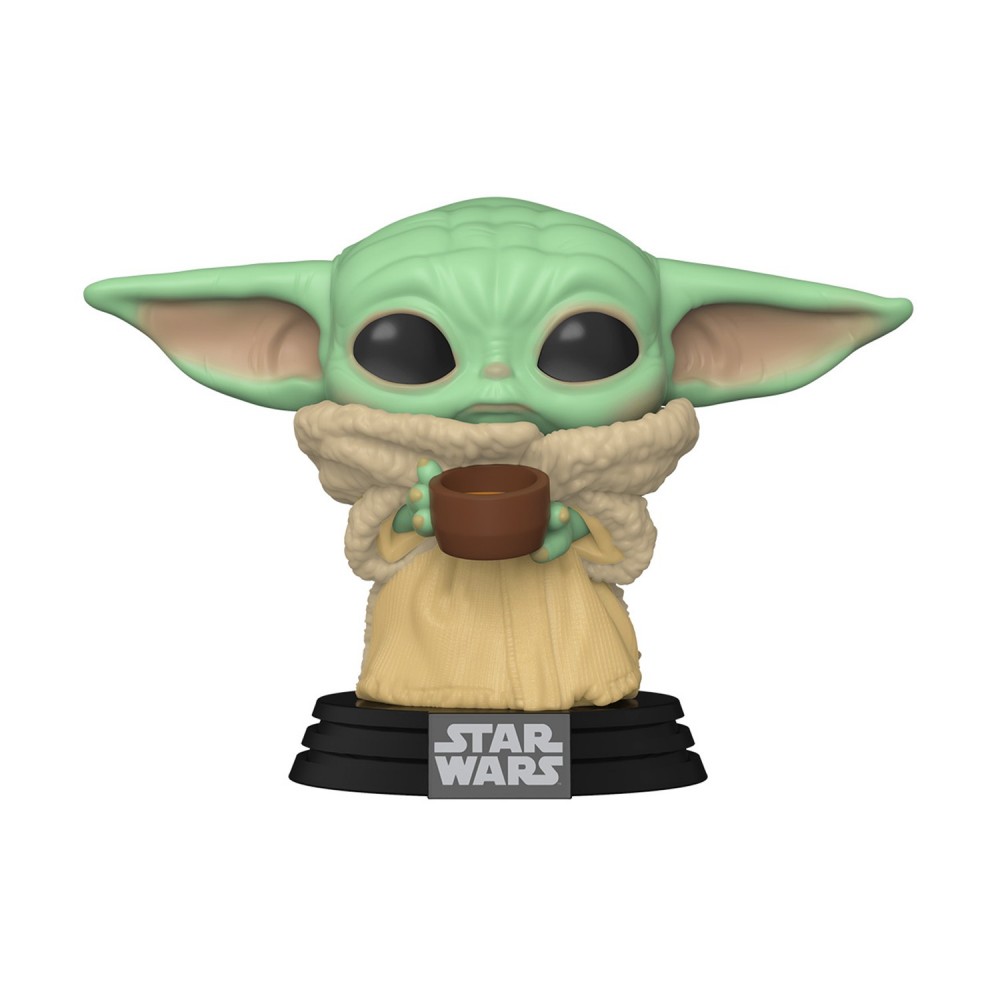 Funko Pop! Star Wars: Mandalorian - The Child With Cup #378 Bobble-Head Vinyl Figure