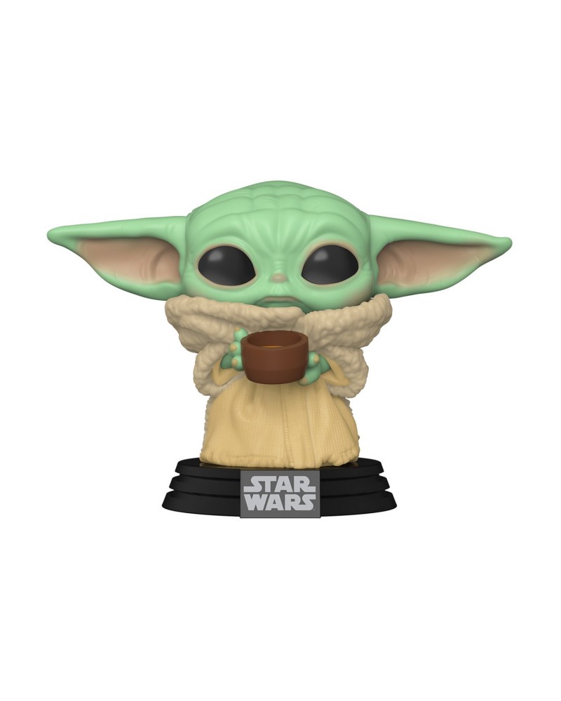Funko Pop! Star Wars: Mandalorian - The Child With Cup #378 Bobble-Head Vinyl Figure
