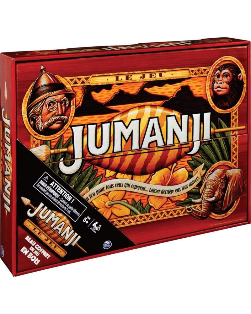 Spin Master - Jumanji Επιτραπέζιο σε Ξύλινη Συσκευασία (6059740)